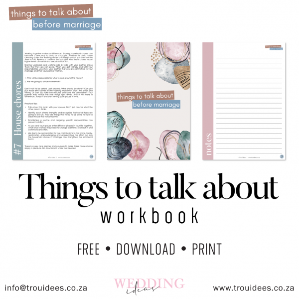 Things to talk about – Workbook